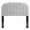 thumbnail image 5 of Modway Rosalind Performance Velvet Full/Queen Headboard in Light Gray, 5 of 10