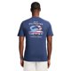 thumbnail image 2 of Camiseta IZOD Saltwater de manga corta azul medieval talla M, 2 of 6