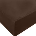 thumbnail image 1 of Sábana bajera Utopia Bedding king Size de microfibra marrón, 1 of 6