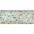 thumbnail image 3 of Coolnut Mushroom Kitchen Curtains 2 Panels, UV Protected Tier Curtains Half Window Curtains Kitchen Tiers for Guest Room Bathroom Sink Laundry Room Basement,36 x 27 Inch, 3 of 6