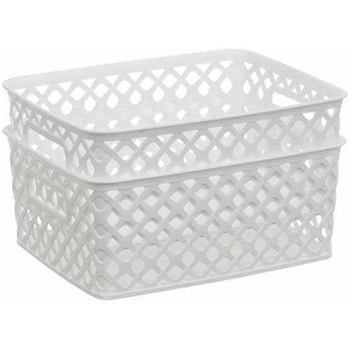 Mainstays Decorative Basket, Small, Pack of 2
