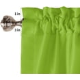 thumbnail image 3 of Christmas Valances Curtain Valance Merry Christmas Window Curtain Valances for Kitchen Bathroom Rod Pocket Christmas Ornament Xmas Farmhouse Bathroom Laundry Short Curtains Decoration 54x18in, 3 of 6
