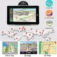 thumbnail image 3 of 7 inch truck bluetooth AVIN DDR 256M 8GB gps navigator vehicle GPS Navigation with rear view wireless camera ,Flexible Double Bracket Installation, 3 of 6