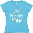 thumbnail image 3 of Inktastic West Virginia Mama Women's V-Neck T-Shirt, 3 of 5
