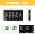 thumbnail image 3 of 1 Sheet Guitar Fretboard Stickers, Guitar Learning Tools, Color Coded Guitar Note Stickers for Electric Guitar, 3 of 8