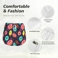 thumbnail image 4 of Bixox Women's Donuts1 pattern 2 in 1 Running Shorts - Lightweight Athletic Workout Gym Yoga Shorts Liner with Pockets - Medium, 4 of 7