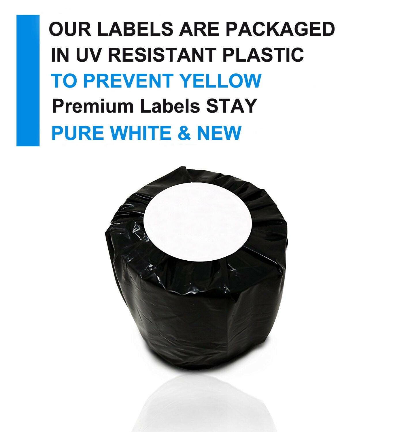 GREENCYCLE 8 Roll (1000 Labels/Roll) Compatible for Dymo 30334 2-1/4" x 1-1/4" White Address Label
