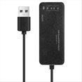 thumbnail image 2 of Adaptador Externo Del Microfono De Los Auriculares La Tarjeta Sonido 7.1 Puertos Eje Usb 2.0 Hub Para Pc Negra, 2 of 5