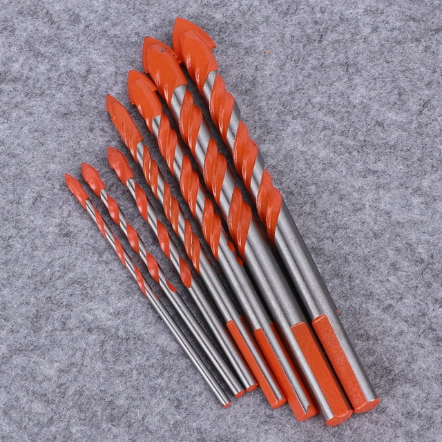 Broca para baldosas de cerámica, 7 piezas de brocas multiusos, juego de brocas centrales de acero de alta velocidad para perforar vidrio, hormigón, madera y más Ecomeon no