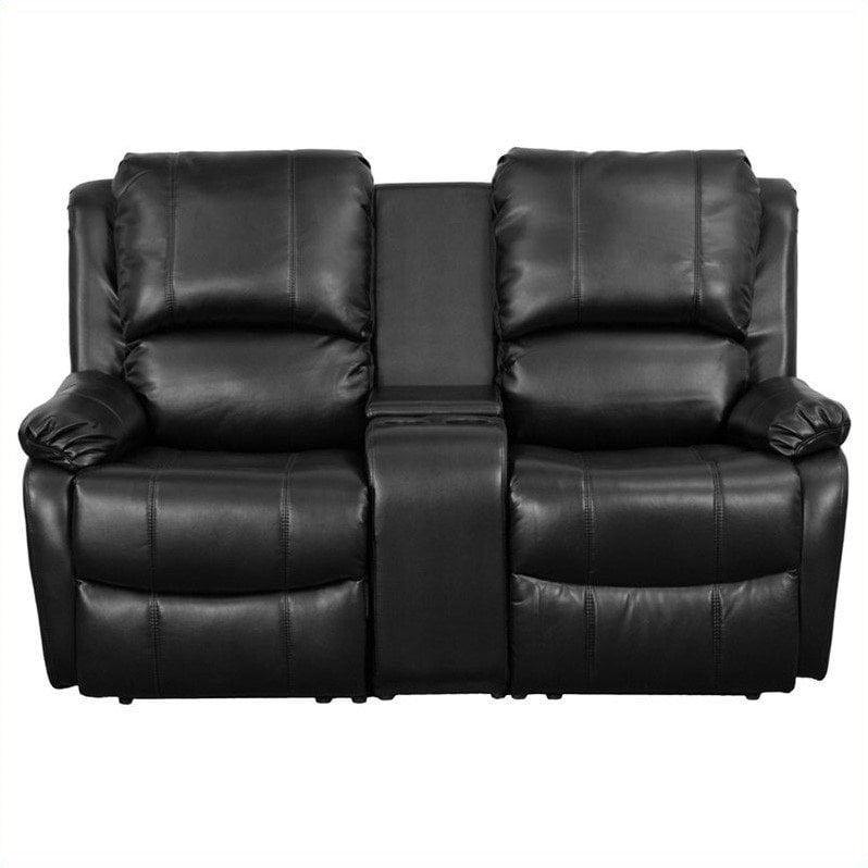 Flash Furniture 2 Seat Home Theater Recliner In Black Qty