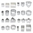 thumbnail image 3 of Herramientas para hacer caramelos de azúcar, 24 piezas de moldes para galletas de acero inoxidable, moldes para galletas de acero inoxidable multifuncionales, 3 of 12