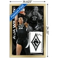 thumbnail image 3 of WNBA Las Vegas Aces - A'ja Wilson 24 Wall Poster, 14.725" x 22.375" Framed, 3 of 5