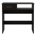 thumbnail image 2 of FM FURNITURE Plano Two Piece Home office Set Black Engineered Wood, 2 of 8