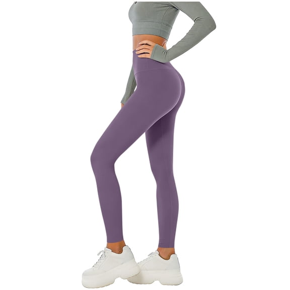Chbgutlmr Yoga Leggings for Women High Waisted Ankle Length Slim Fitted Pants Casual Summer Stretch Workout Pants