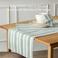 thumbnail image 3 of over&back Woven Striped Cloth Napkins - Washable Napkins Set for Mixing, Matching, and Creating a Custom Home Decor Tablescape - Green, 3 of 11