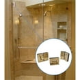 thumbnail image 5 of Bisagras para puerta de vidrio, accesorios para cuarto de ducha, bisagra para puerta de vidrio de 90 grados, para Clip de baño de acero inoxidable (cromo dorado), 5 of 5