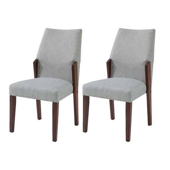 William's Home Furnishing Dark Oak/Light Gray Brighid Side Chair