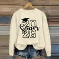 thumbnail image 5 of Senior 2026 Sweatshirts for Women Long Sleeve Crewneck Drop Shoulder Tops Trendy Loose Fit Casual Pullover Shirts, 5 of 7