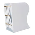 thumbnail image 3 of Metal Book End Book Stand Organizador de archivos Almacenamiento Heavy Duty Bookcase Rack Ajustable Bookend para Home Countertops Desk Book Stopper L Gloria Atril ajustable, 3 of 9