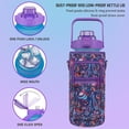 thumbnail image 4 of Half Gallon Water Bottle with Sleeve BPA Free 64 oz Water Jug with Straw and Time Marker, Motivational Gym Workout Pregnancy Water Bottles Gifts for Women, 4 of 6