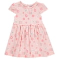 thumbnail image 3 of Cudlie Baby Girls’ 2-Pack Cotton Dresses – Charming and Adorable Prints, Sizes 0-3M to 24M, 3 of 7