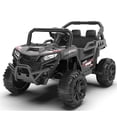 thumbnail image 5 of iRerts 12v Ride on Cars with Remote Control, Electric Ride on Toys UTV for Kids Boys Girls Ages 3-5 Gifts, Kids Cars Ride on Vehicles with Bluetooth, MP3 Music Playback, LED Light, Horn, Black, 5 of 7