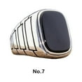 thumbnail image 2 of relayinert Bague pour Hommes 9 Durabilité Style Rétro Finition Électroplaquée Large Application Difficile à Déformer Fête Taille 7, 2 of 6