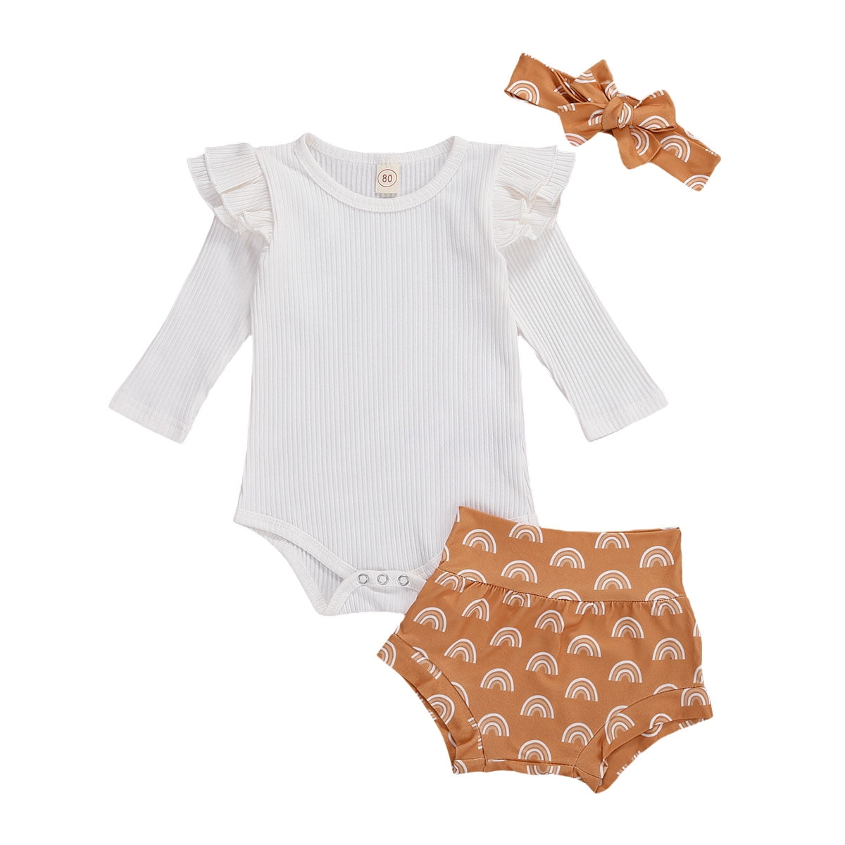 ribbed long sleeve bodysuit baby