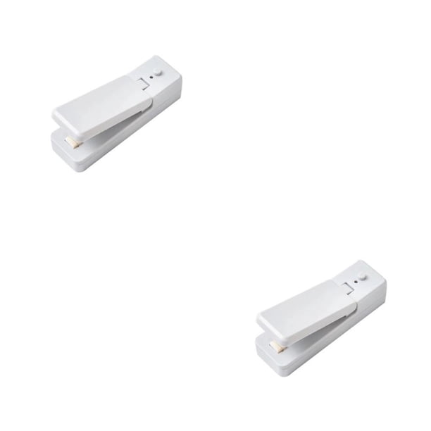 Monstrate Sellador de carga recargable 2 en 1, máquina de sellado de alimentos con calor pequeña y Flexible, abridor de bolsas térmicas compacto, negro Type1 NO1 Monstrate CBP330113
