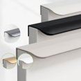 thumbnail image 2 of Hidden Minimalist Cabinet Handles for Kitchen Wardrobe | No Drilling Black Edge Pulls | Custom Length 80mm-1200mm Modern Design, 2 of 5