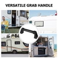 thumbnail image 3 of ifundom 1Set Sturdy Black Metal Handrail for Rv Steps Indoor Outdoor Wall Mount Use, 3 of 8