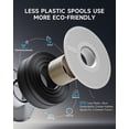 thumbnail image 3 of Creality PETG Filament Refill 1.75mm 3D Printer Filament, 1kg (2.2lb) Refilament for Bambu Lab Reusable Spool, Dimensional Accuracy &plusmn;0.03mm, Black, 3 of 7