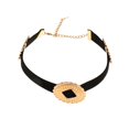 thumbnail image 4 of Collar Punk Simple Zulema PU cuero Metal encanto Gótica Gargantilla, 4 of 8