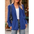 thumbnail image 2 of Blazer PRETTYGARDEN de Pana Manga Larga Azul XL, 2 of 8