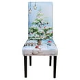 thumbnail image 4 of Dsscvnef Christmas Dining Chair Slipcovers Removable Chair Covers Chair Covers for Kitchen Hotel Table Banquet, 4 of 5