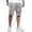 Light Grey, variant on Mens Casual Shorts - Cotton Drawstring Summer Beach Stretch Twill Chino Golf Shorts