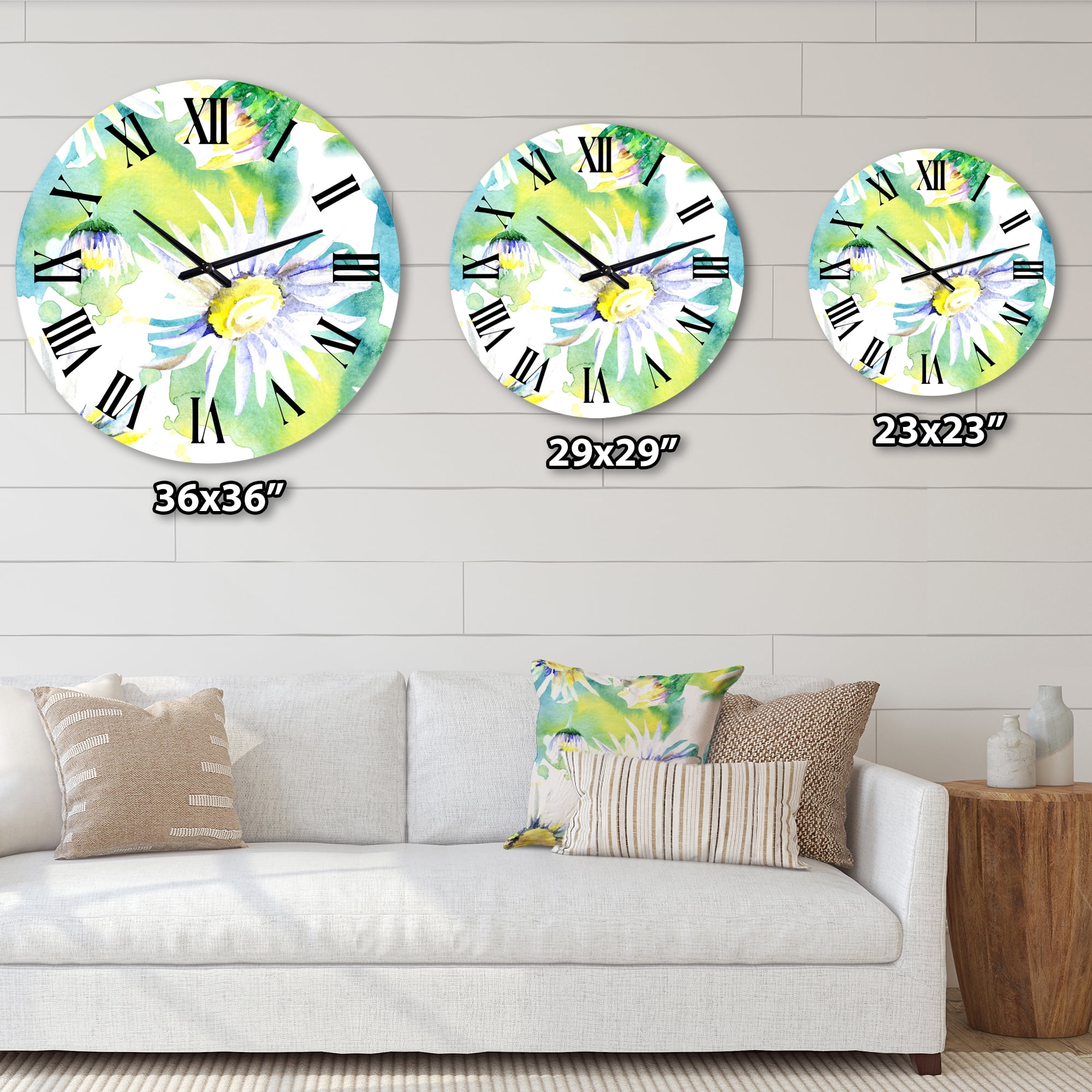 Designart 1 in Traditional Wall Clock