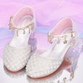 thumbnail image 1 of KEINXS Chic Girls‘ Rhinestone High Heels  Breathable  Non-Slip - Perfect for Weddings & Everyday Wear  Spring/Fall, 1 of 7