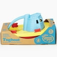 thumbnail image 4 of Green Toys: My First Tugboat - Blue Top - Floating Bathtime Toy, Watercraft Vehicle, Scoop & Pour Water Play, Recycled Plastic, Kid-Toddler-Baby 6 Mo+, 4 of 9