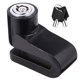 thumbnail image 3 of candado antirrobo para motocicleta, con freno de disco, protección antirrobo para moto, scooter y motocicleta (negro), 3 of 5