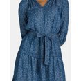 thumbnail image 4 of The Pioneer Woman Ruffle Neck Midi Dress, Women’s, Sizes S-3X, 4 of 5