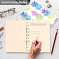thumbnail image 5 of Pineapples Ring Binder Notebook Journey Note Diary College Ruled Spiral Notebook Study Loose Leaf Paper A5 60 Pages, 5 of 8