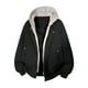 thumbnail image 1 of Ceisia Men's solid color warm hooded coat long sleeve outerwear Gift, 1 of 5