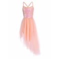 thumbnail image 1 of Alvivi Girls Sequins Tulle Ballet Dance Dress Sleeveless Gymnastics Leotard Dancewear 2-14, 1 of 7