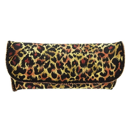 Women's Fashion Eyewear Case For Small To Large Glasses In Stylish Leopard Print