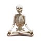 thumbnail image 1 of Estatuilla de calavera de Yoga para Halloween, decoración plana para dormitorio, estudio de Yoga, sala de estar, 1 of 5