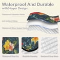 thumbnail image 2 of Wobogo Extra Large Camping Blanket 78×78in Waterproof Foldable Picnic Mat for Beach Grass Lawn Park Accessories Colorful Goldfish with Yellow Flowers, 2 of 6