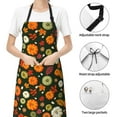 thumbnail image 6 of Pofeuu Harvest Pumpkins Print Waterproof Apron with Pockets Adjustable Cooking Aprons Kitchen Bib for Baking Household Cleaning, 6 of 8