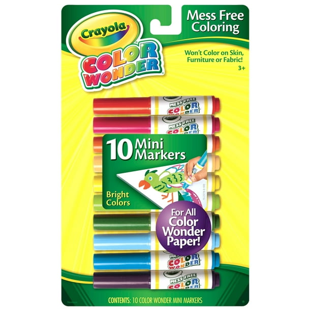 Crayola Color Wonder Mess Free Bright Mini Markers