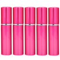 thumbnail image 1 of 5pcs 10ml Portable Mini Refillable Perfume Atomizer Bottle, Atomizer Perfume Bottle, Refillable Perfume Spray, Scent Pump Case, Portable Empty Perfume Atomizer (Rose Red), 1 of 5